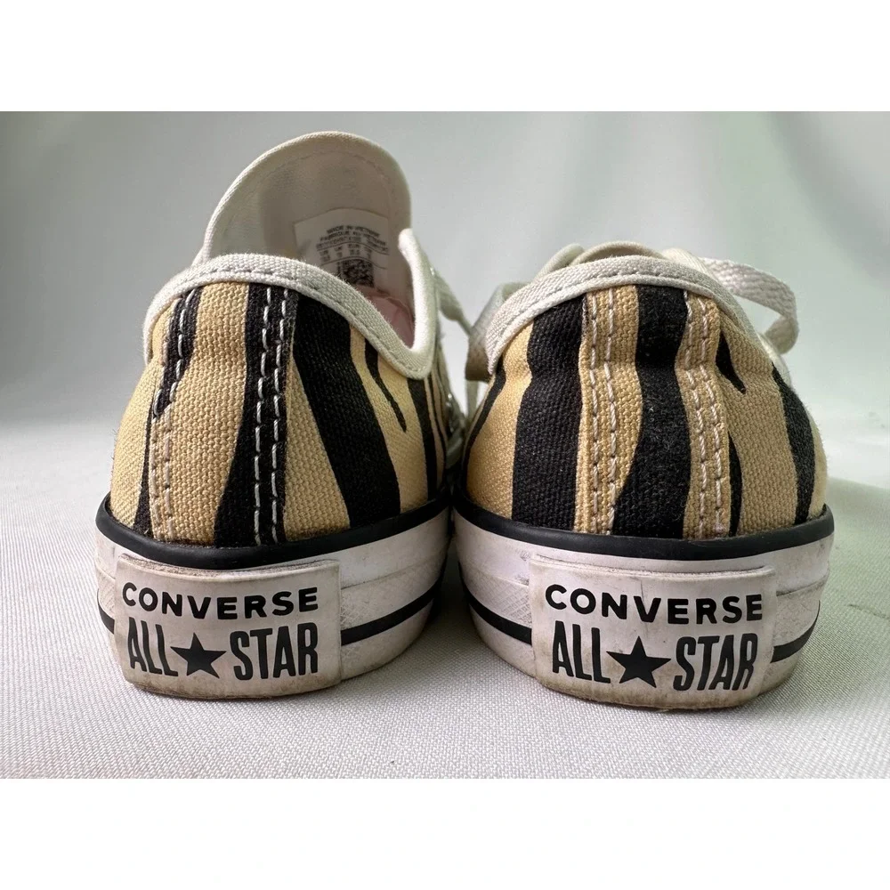 Converse Chuck Taylor All Star Low Zebra Animal Print‎ Little Kids Shoes Sz 13.5